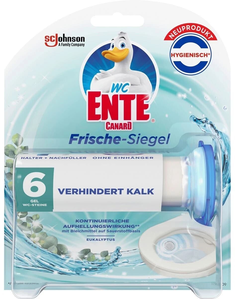 WC-Ente gelová razítka do WC Eukalyptus, 36 ml