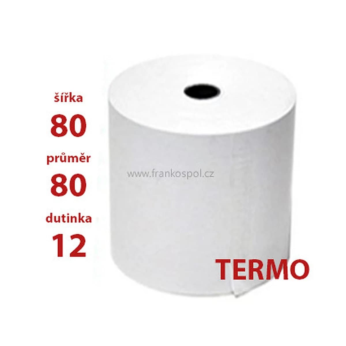 Termo pokladní kotouček 80/80/12