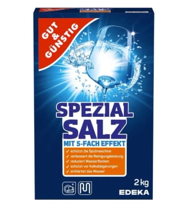 GUT&GÜNSTIG regenerační soľ do myčky, 2 kg