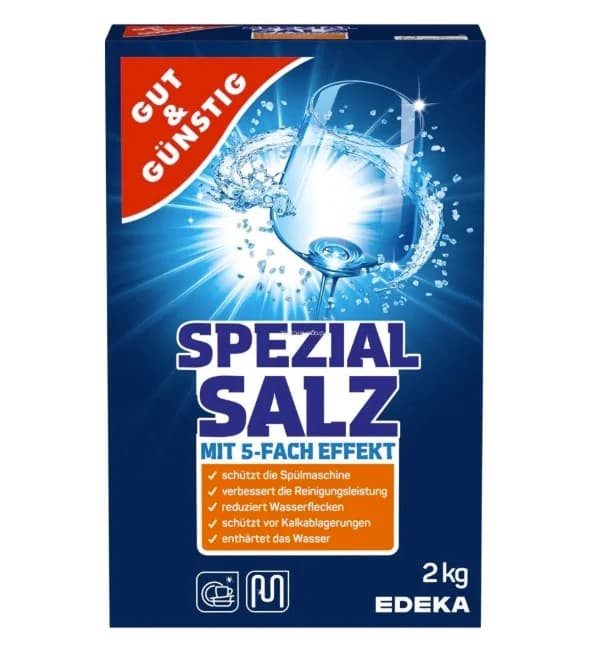 GUT&GÜNSTIG regenerační soľ do myčky, 2 kg