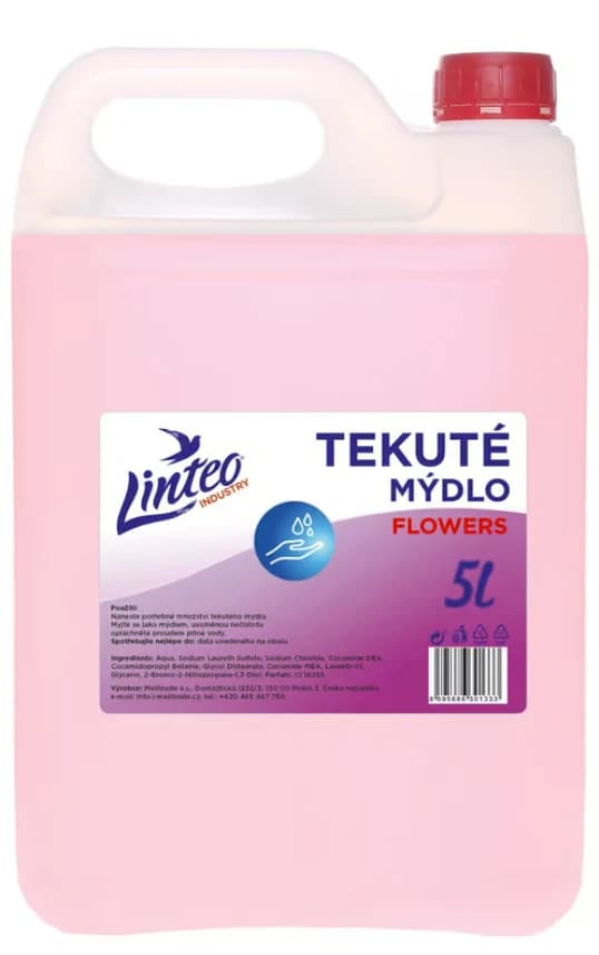 Tekuté mýdlo Linteo Flowers 5 l