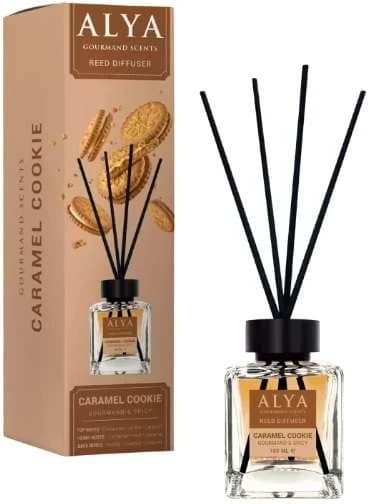 ALYA tyčinkový aroma difuzér Gourmand Carmel Cookie, 100 ml