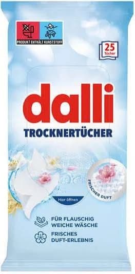 Dalli vonné změkčující ubrousky do sušičky, 25 ks