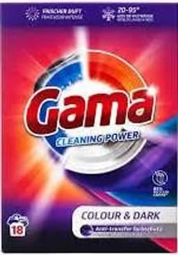 Gama Color & Dark prací prášek, 1,08 kg / 18 praní