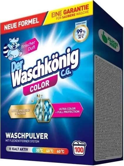 Der Waschkönig Color prací prášek, 6 kg / 100 praní