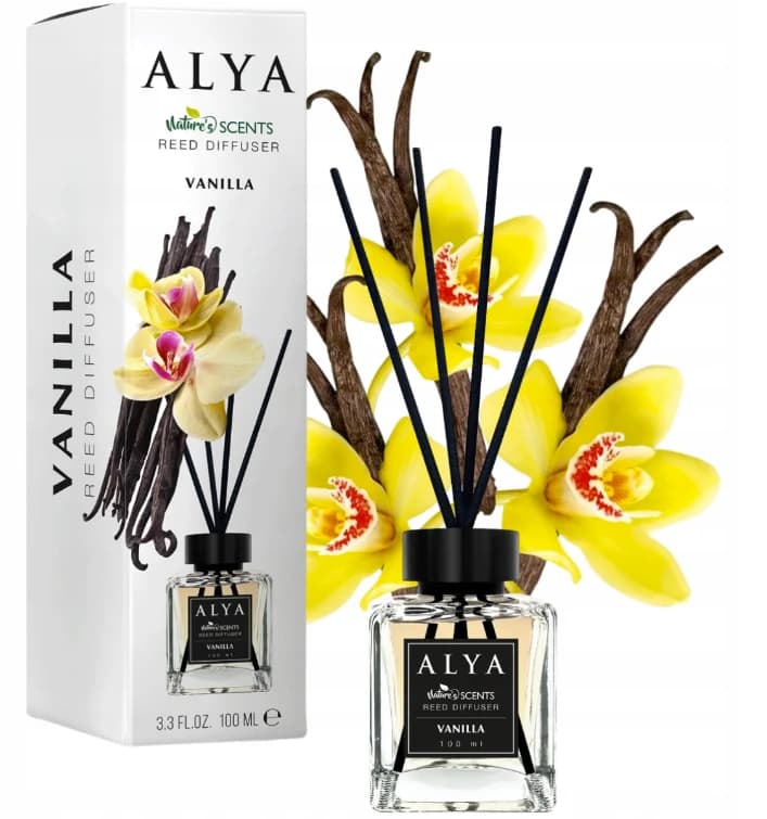 ALYA tyčinkový aroma difuzér Vanilla, 100 ml