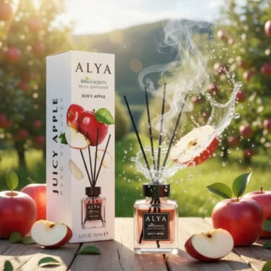 ALYA tyčinkový aroma difuzér Juicy Apple, 100 ml