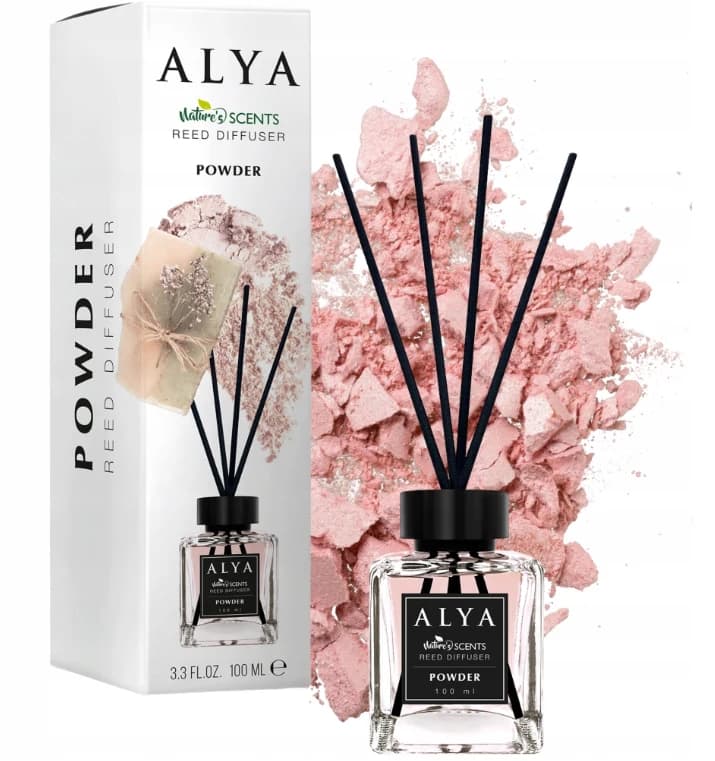 ALYA tyčinkový aroma difuzér Powder, 100 ml