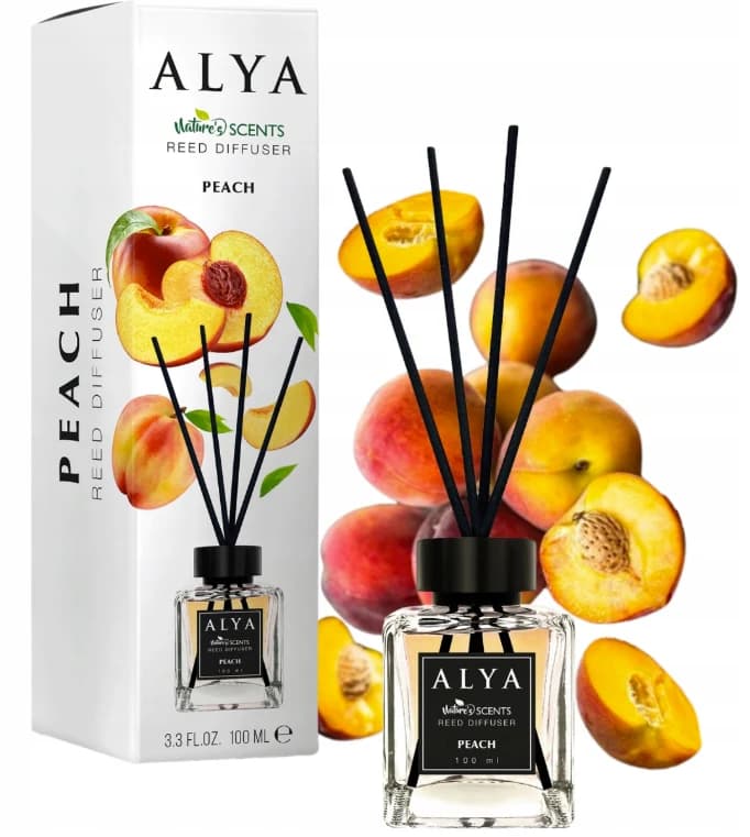ALYA tyčinkový aroma difuzér Peach, 100 ml