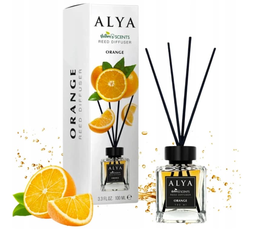 ALYA tyčinkový aroma difuzér Orange, 100 ml
