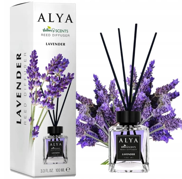 ALYA tyčinkový aroma difuzér Lavender, 100 ml