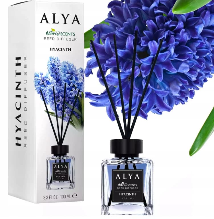 ALYA tyčinkový aroma difuzér Hyacinth, 100 ml