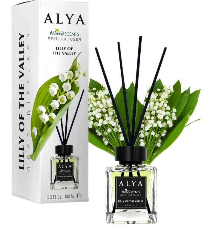 ALYA tyčinkový aroma difuzér Lilly Of The Valley, 100 ml
