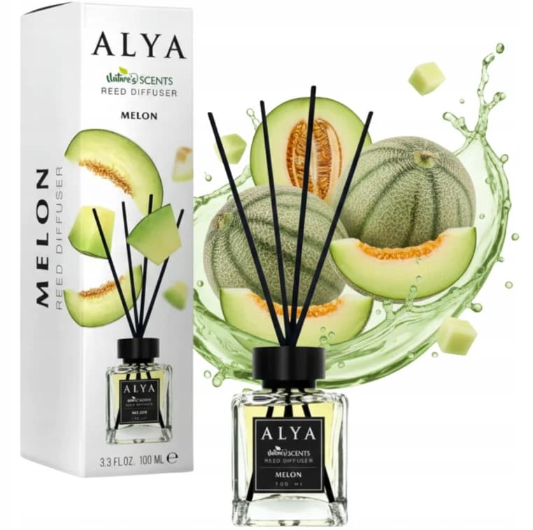 ALYA tyčinkový aroma difuzér Melon, 100 ml