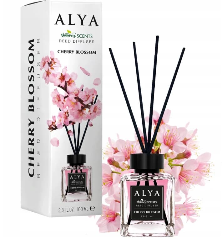 ALYA tyčinkový aroma difuzér Cherry Blossom, 100 ml