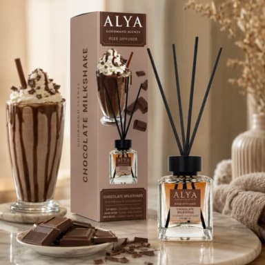 ALYA tyčinkový aroma difuzér Gourmand Chocolate Milkshake, 100 ml