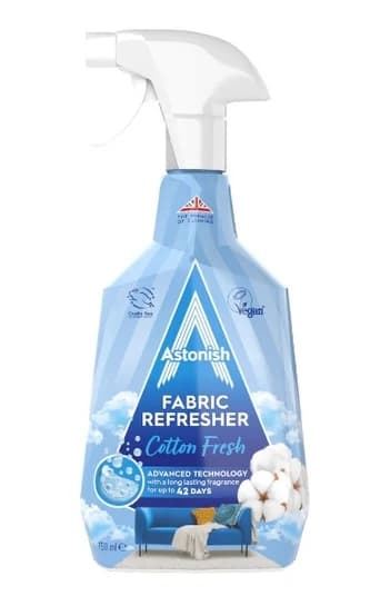 Astonish osvěžovač textilu Cotton Fresh, 750 ml