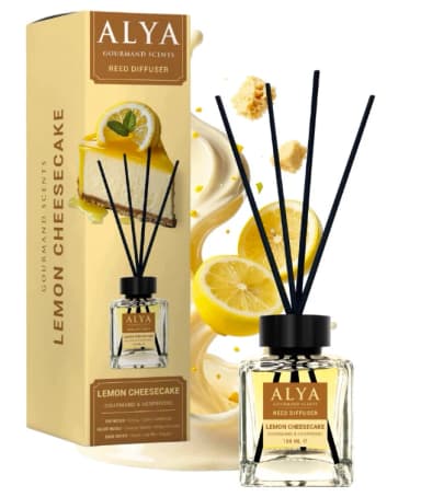 ALYA tyčinkový aroma difuzér Gourmand Lemon Cheesecake, 100 ml