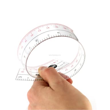 Pravítko ohebné, 30 cm, číré
