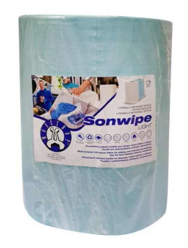 Sonwipe utěrky z netkané textílie - 152m, 400 útržků, tyrkysová