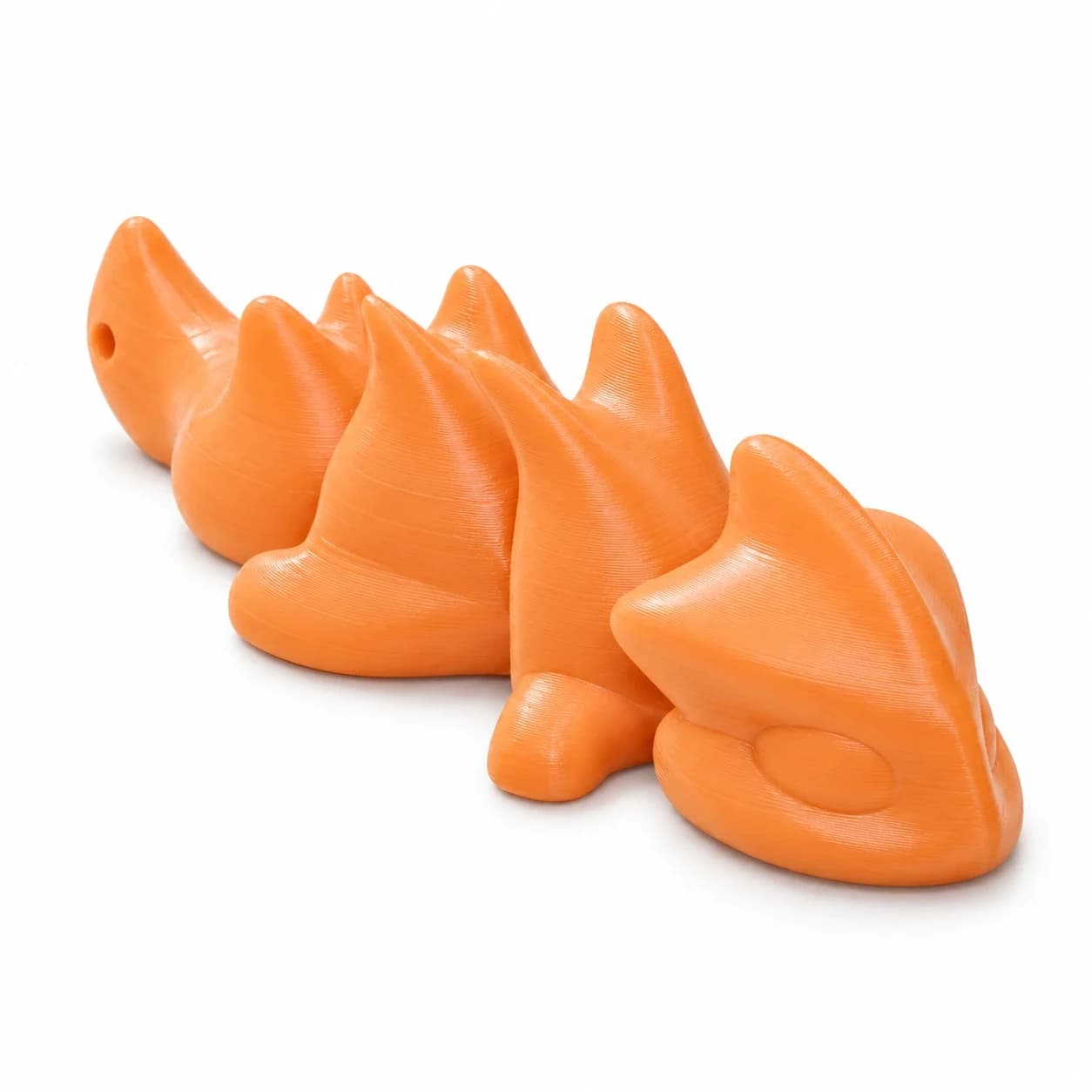 Dráček 50 mm, pohyblivá mini figurka, oranžová, 1 ks BlockBuilder