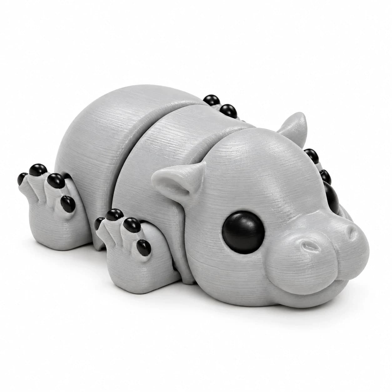 Hrošík, pohyblivá mini figurka, šedá, 1 ks BlockBuilder