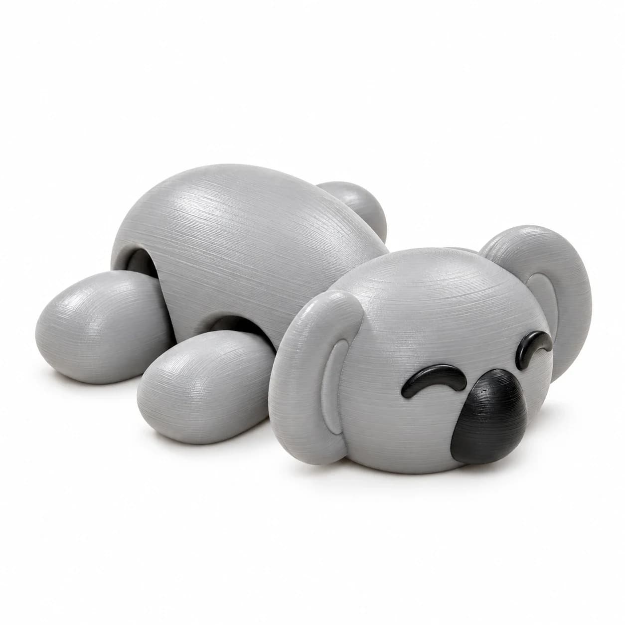 Koala, pohyblivá mini figurka, šedá, 1 ks BlockBuilder