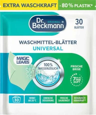 Dr. Beckmann Magic Leaves Universal prací listy, 30 ks