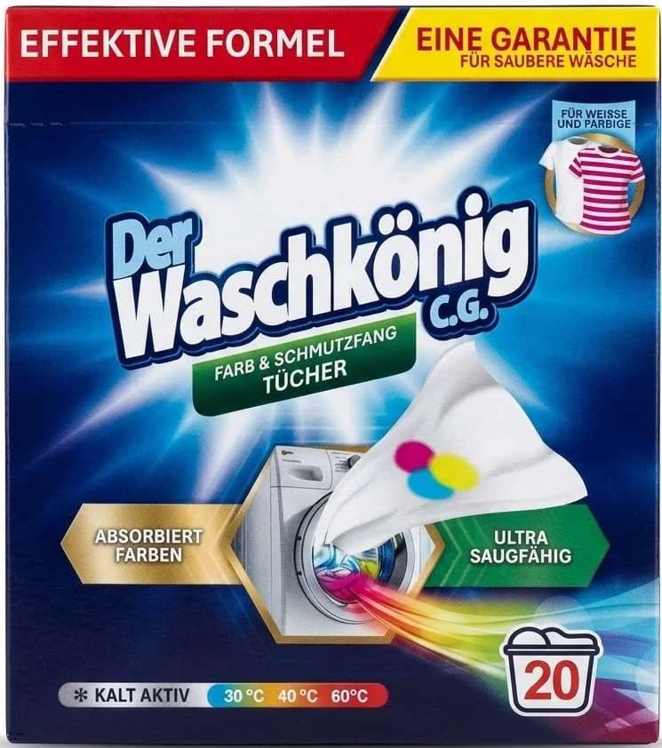 Waschkönig ubrousky zachycující barvy a nečistoty, 20 ks