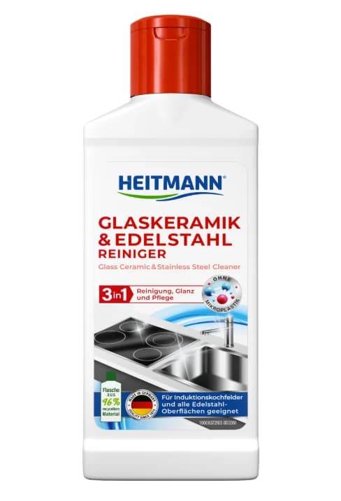 Heitmann čistič sklokeramiky a nerezu, 250 ml