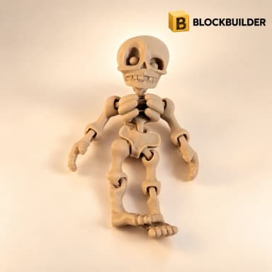 BLOCKBUILDER Malý kloubový kostlivec kloubová figurka