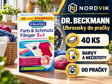 Dr. Beckmann All in 1 ubrousky pohlcující barvy a nečistoty, 40 ks, produktová infografika