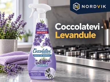 Coccolatevi univerzálne odmašťovač Levandule, 750 ml, produktová fotografie v prostředí Nordvik