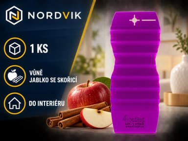 4Toilet vonná záveska do interiéru Jablko se škoricou, 1 ks, produktová infografika
