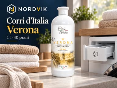 Corri d’Italia koncentrovaná aviváž Verona, 1 l / 40 praní, produktová fotografie v prostředí Nordvik