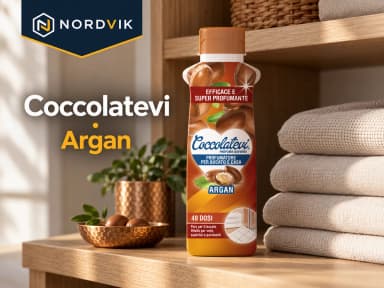 Coccolatevi parfém na praní a do domácnosti Argan, 300 ml, produktová fotografie v prostředí Nordvik
