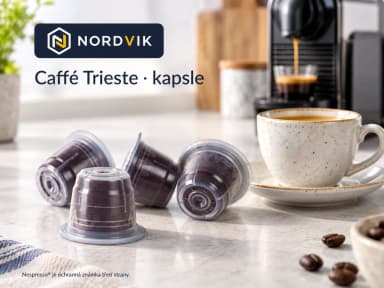 Caffé Trieste NESPRESSO kávové kapsle 50ks, produktová fotografie v prostředí Nordvik