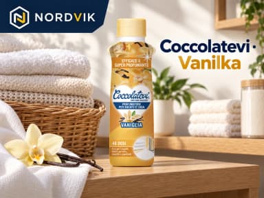 Coccolatevi parfém na praní a do domácnosti Vanilka, 300 ml, produktová fotografie v prostředí Nordvik