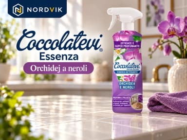 Coccolatevi Essenza univerzální čistič Orchidej a neroli, 750 ml, produktová fotografie v prostředí Nordvik