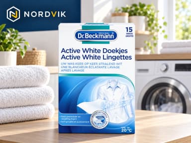 Dr. Beckmann Active White bělicí obrúsky, 15 ks, produktová fotografie v prostředí Nordvik