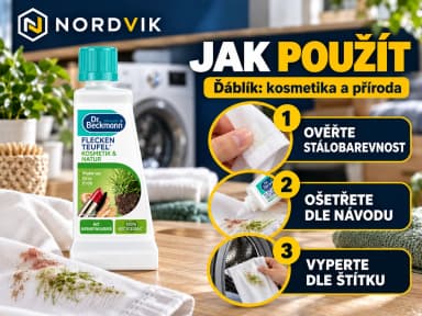 Dr. Beckmann Ďáblík na skvrny Kosmetika a příroda, 50 ml, návod k použití