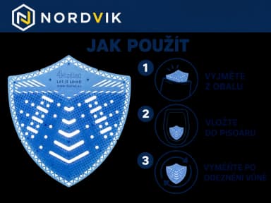 4Toilet SHIELD vonné sítko do pisoáru Oceán, 2 ks, návod k použitia