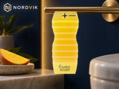 4Toilet vonná záveska do interiéru Mango, 1 ks, produktová fotografie v prostředí Nordvik