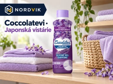Coccolatevi parfém na praní a do domácnosti Japonská vistárie, 300 ml, produktová fotografie v prostředí Nordvik