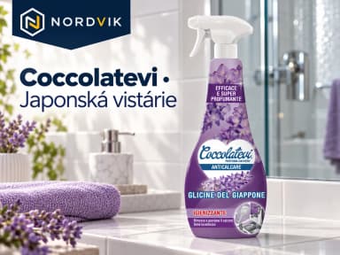 Coccolatevi odstraňovač vodního kamene Japonská vistárie, 750 ml, produktová fotografie v prostředí Nordvik