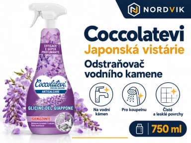 Coccolatevi odstraňovač vodního kamene Japonská vistárie, 750 ml, produktová infografika
