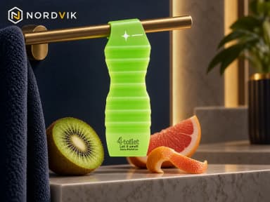 4Toilet vonná záveska do interiéru Kiwi s grapefruitem, 1 ks, produktová fotografie v prostředí Nordvik