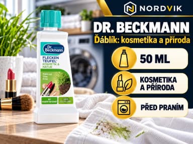 Dr. Beckmann Ďáblík na skvrny Kosmetika a příroda, 50 ml, produktová infografika