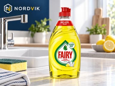 Fairy Ultra prostředek na mytí nádobí Citrón, 450 ml, produktová fotografie v prostředí Nordvik