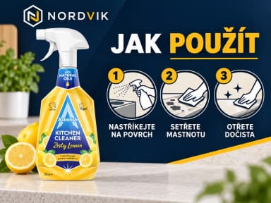 Astonish čistič kuchyně Zesty Lemon, 750 ml, návod k použitia